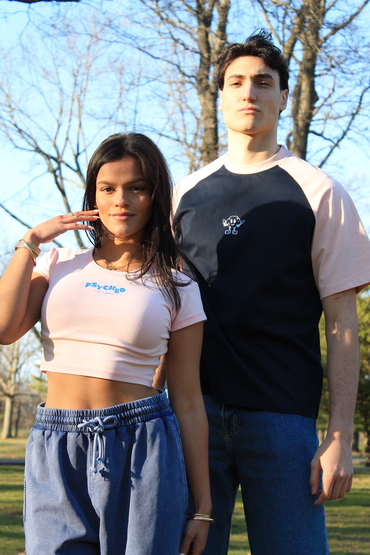 Psyched Pink Baby Tee