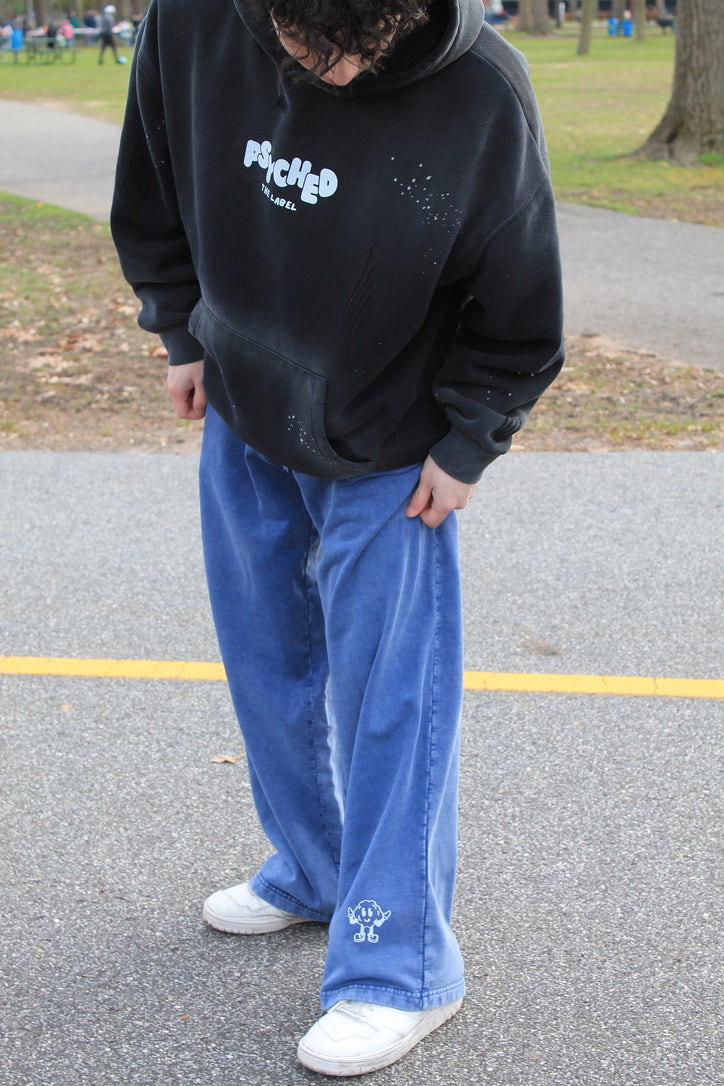 Blue Bizzy Sweatpants
