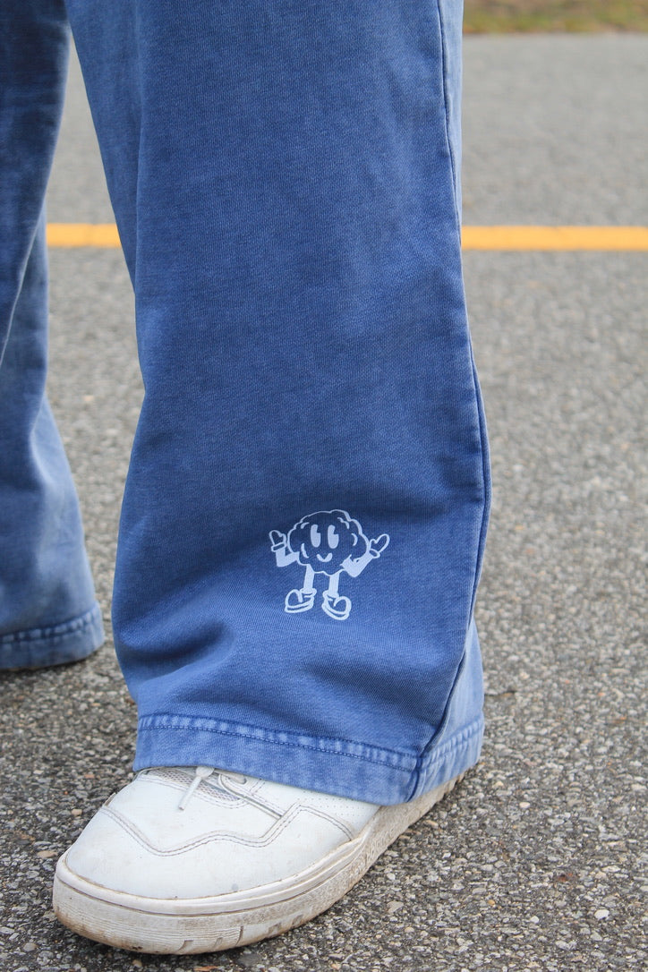 Blue Bizzy Sketch Sweatpants