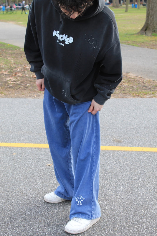 Blue Bizzy Sweatpants