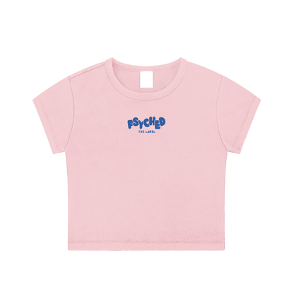 Psyched Pink Baby Tee